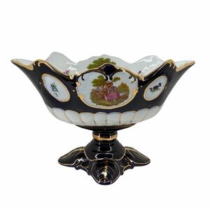 Sevres Elegant Blue and Gold Decorative Bowl